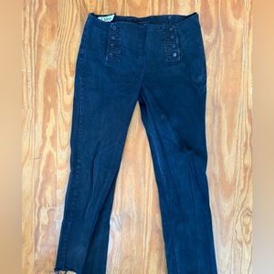 Black Cropped Chloe Jeans